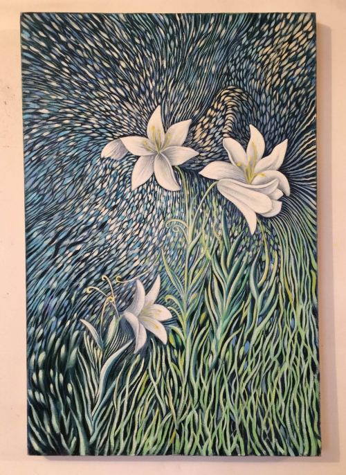 Lilies, by Poghos Petrosyan