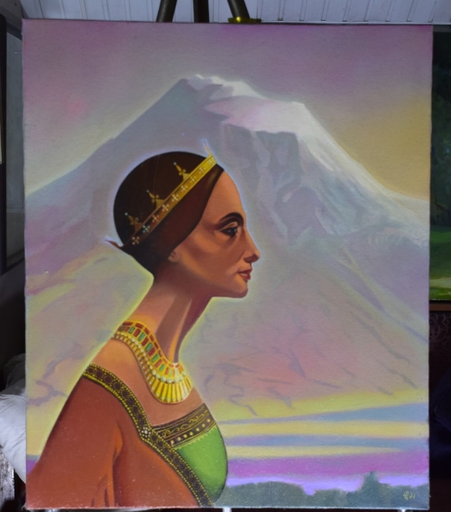 Nvard /Nefertiti/, by Vahan garibyan