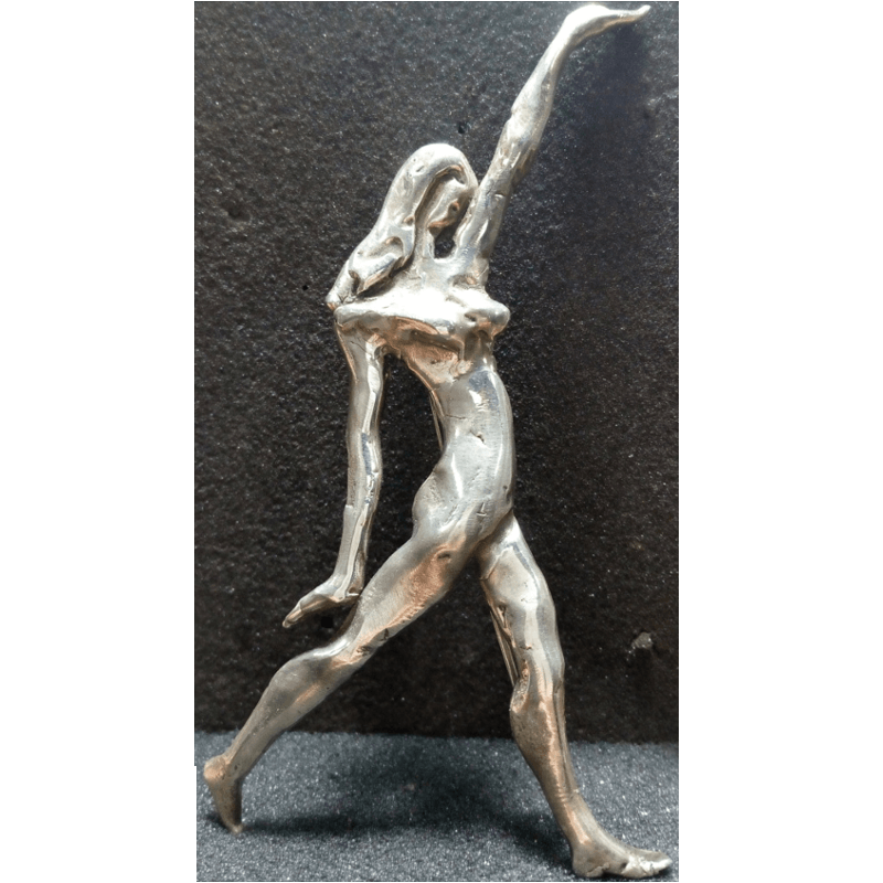 Sculpture in Jewelry- Brooch with athlete, by Hovik Kasapyan