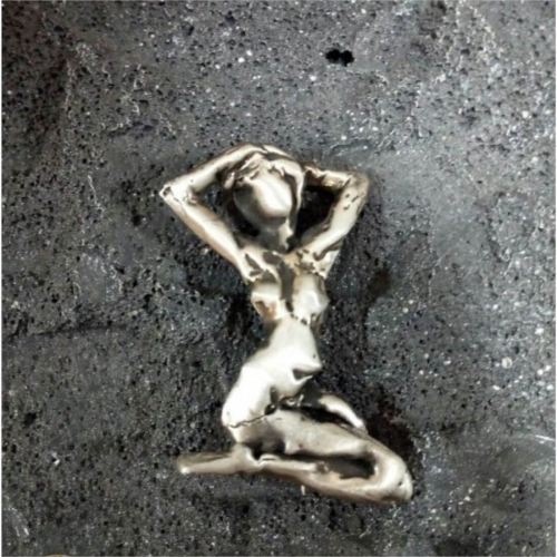 Sculpture in Jewelry - Brooch with Naked Woman, by Hovik Kasapian