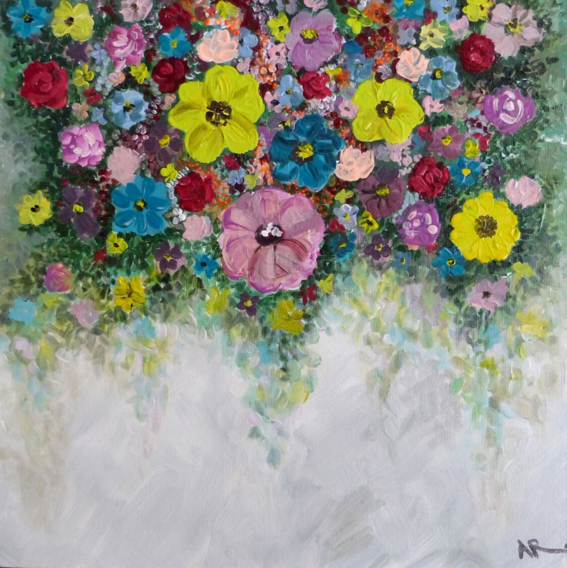 Floral Painting, by Arusyak Hovakimyan