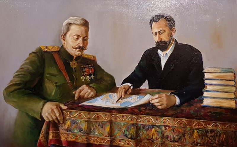 Andranik and Toumanyan, by Gevorg Arshakyan