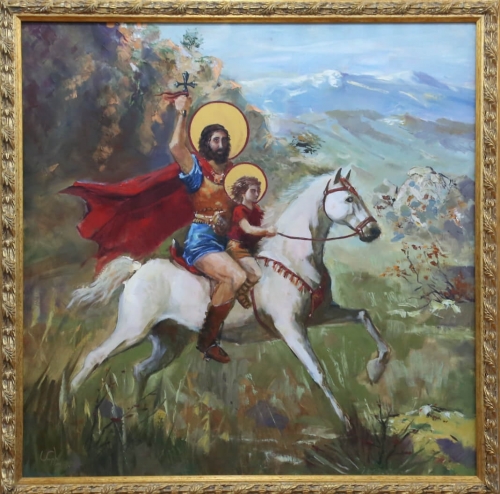 Saint Sarkis the Warrior, by Mariam Harutyunyan
