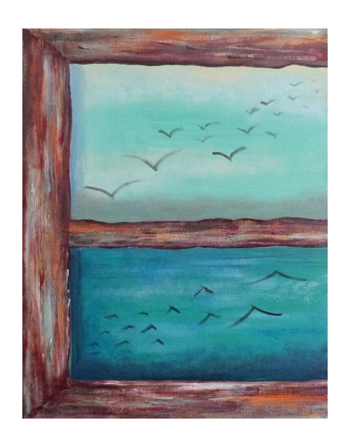 Window Painting, by Arusyak Hovakimyan