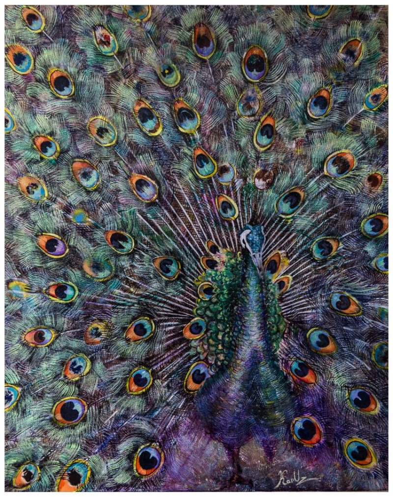 Peacock, by KARUZ (Karen Uzunyan)