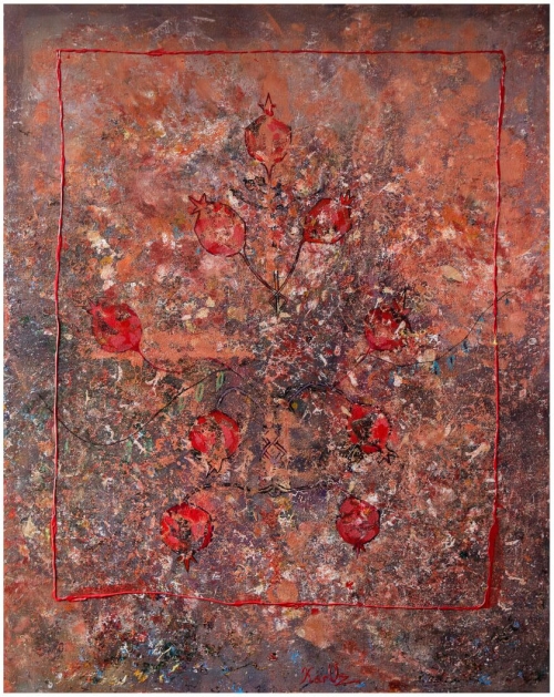 Pomegranate Tree, by KARUZ (Karen Uzunyan)