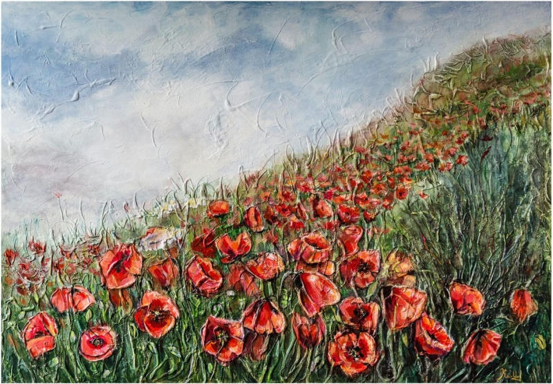 Poppies, by KARUZ (Karen Uzunyan)