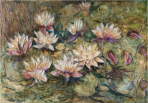 Water Lilies, by KARUZ (Karen Uzunyan)