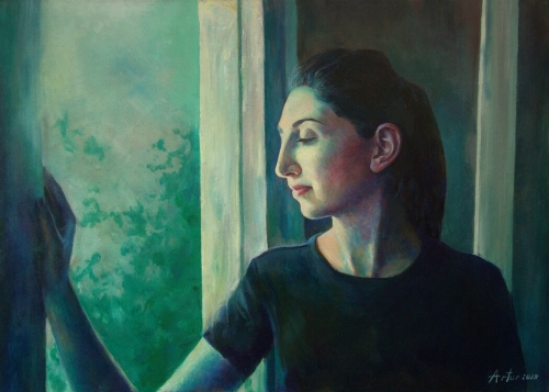 Portrait - Ashkhen, by Artur Mkhitaryan