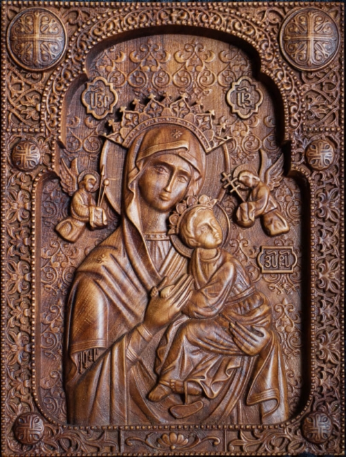 Virgin Mary and baby Jesus, by ARMAT