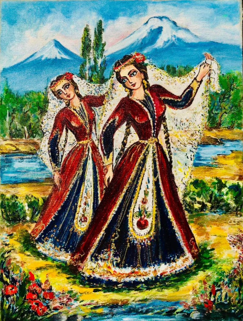 Female Dancers, by Artur Meliqyan