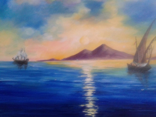 Sailboat, by Harutiun Nasilyan