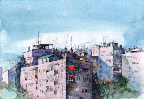 View from the Window, by Gayane Egiazaryan