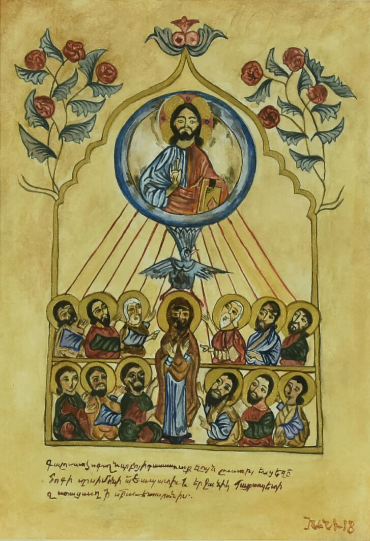Jesus & 12 Apostles, by Khani