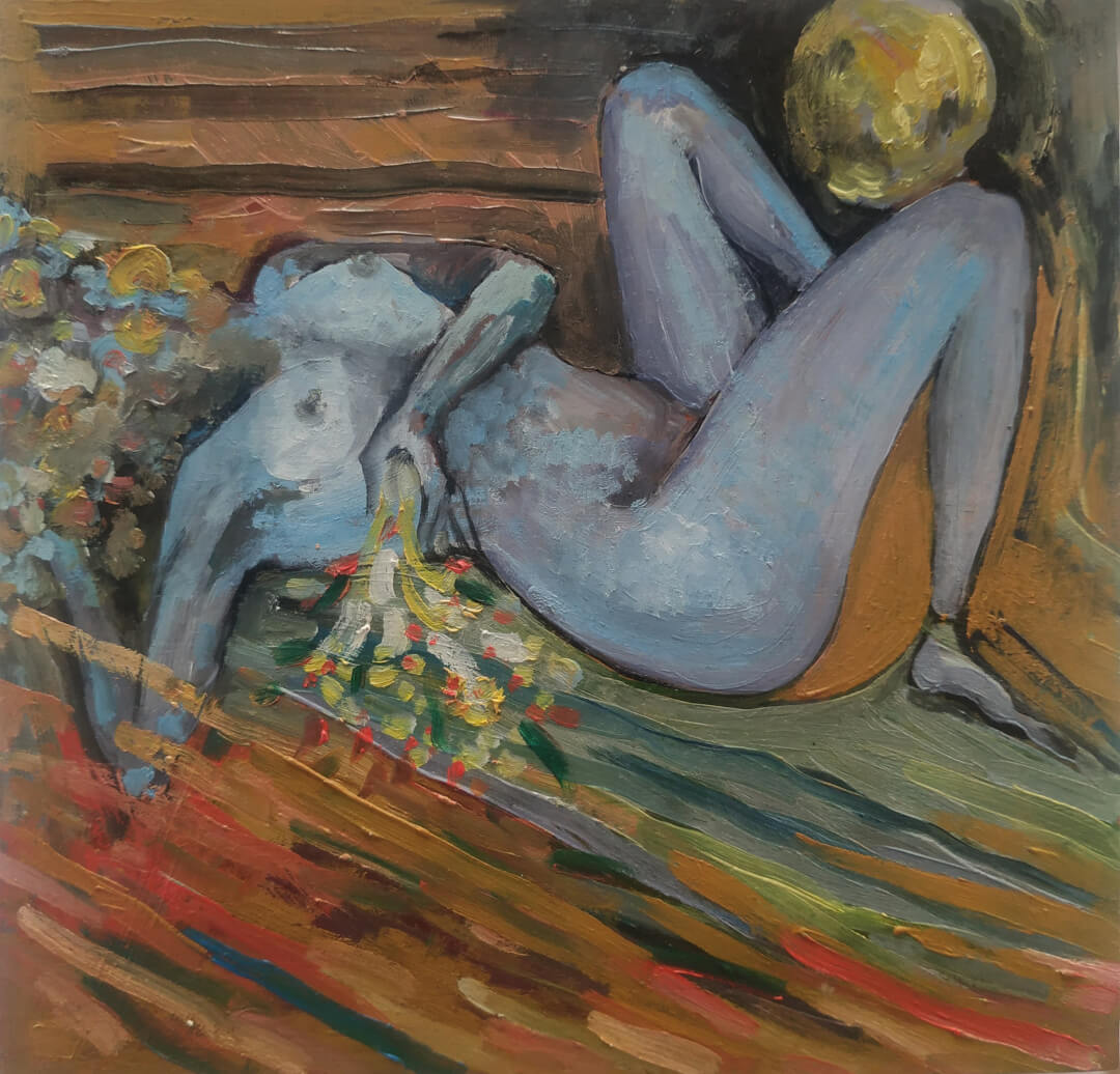 Lust, oil painting by Sose Karakhanyan