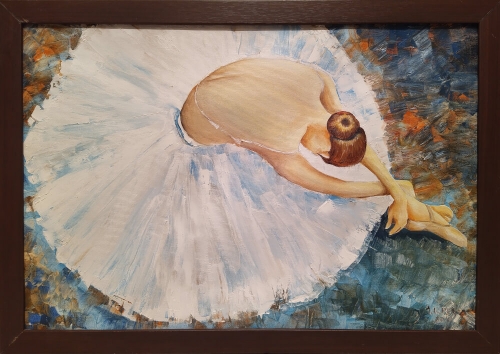 Ballet Dancer, painting by Narek Avanesyan