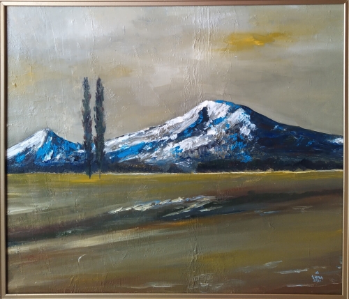 Mount Ararat, painting by Narek Avanesyan