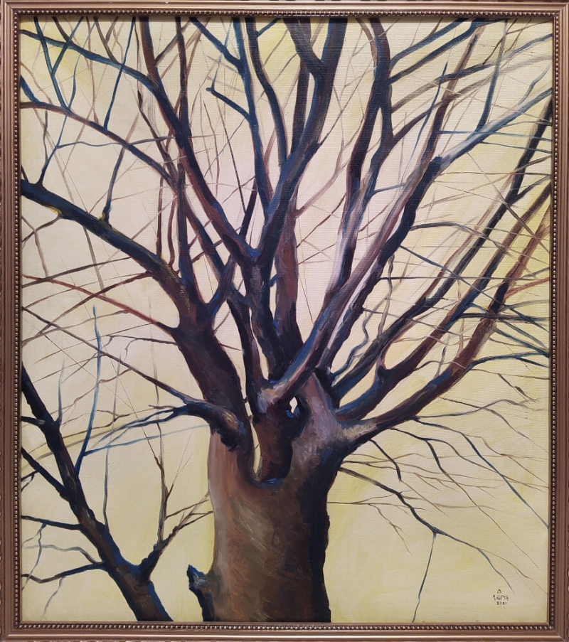 «Ճարտարի ծառը», յուղանկար, հեղինակ՝ Նարեկ Ավանեսյան