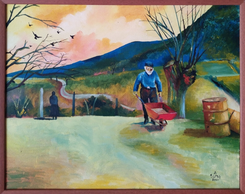 The Country Flavour, painting by Narek Avanesyan