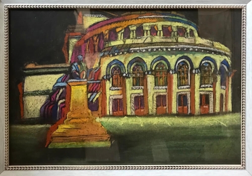 Yerevan Opera Theater, painting by Jemma Sahakyan