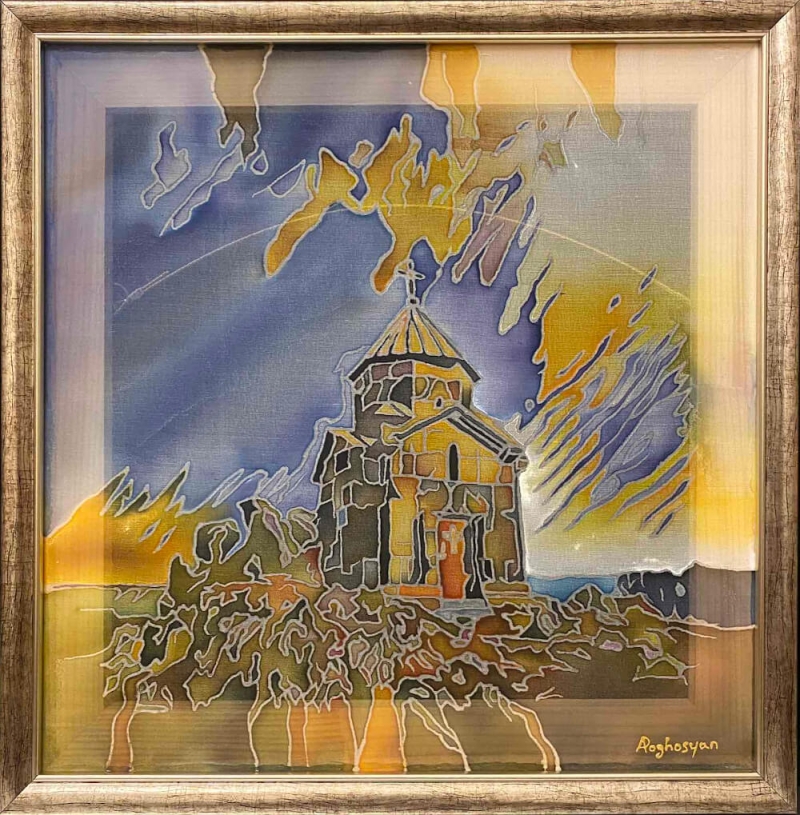 St. Sargis Church ( Bjni), painting by Ani Poghosyan