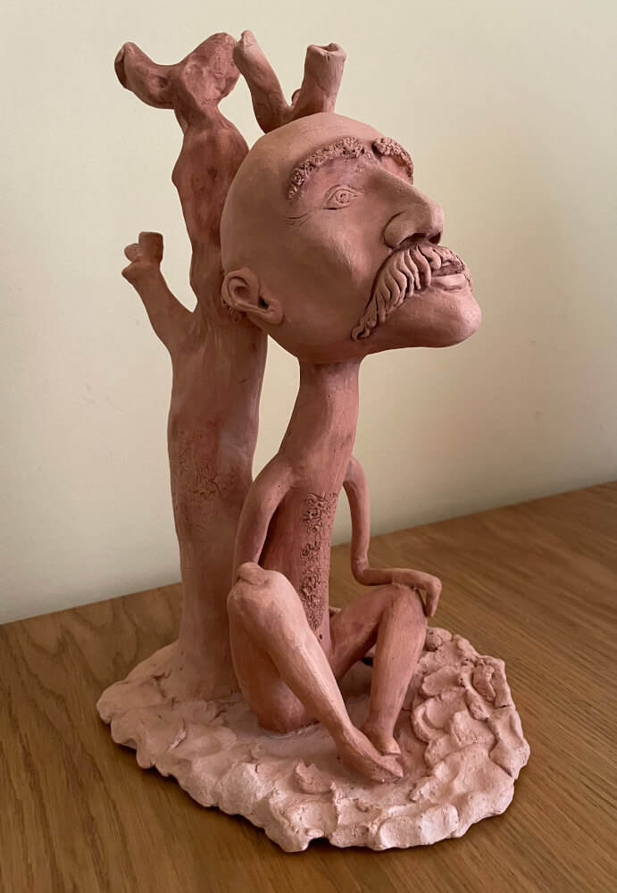 An Old Man, sculpture by Arthur Badalov