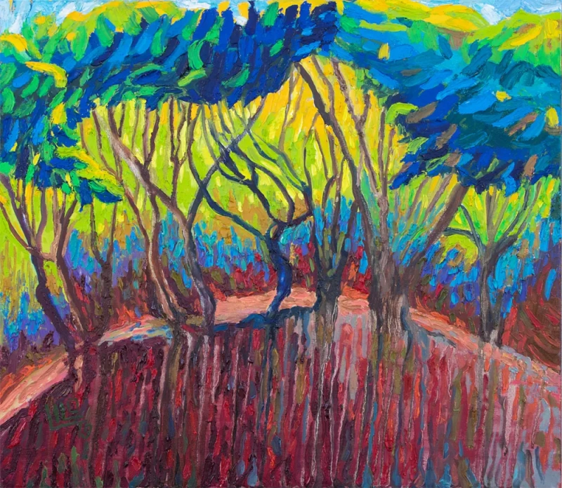 Red Soil, oil painting by Lilit Vardanyan