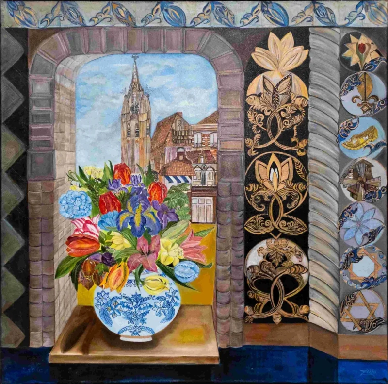 "Impression", oil painting by Hasmik Khalafyan