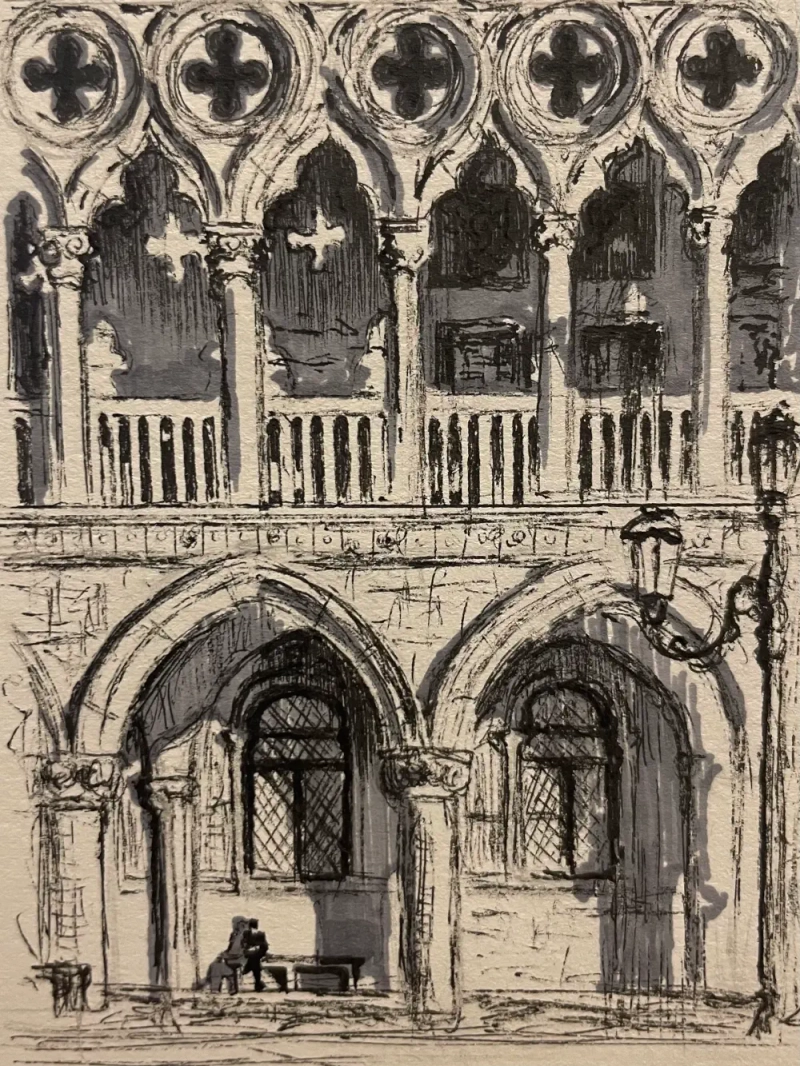 «Կյանքի ուղևորը», թանաք, ջրաներկ, հեղինակ՝ Անահիտ Սամվելյան