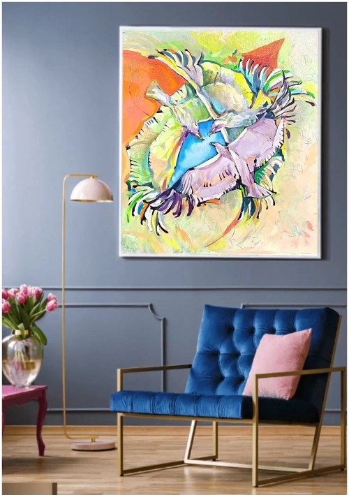 “Ascent”, oil painting by Anahit Mirijanyan