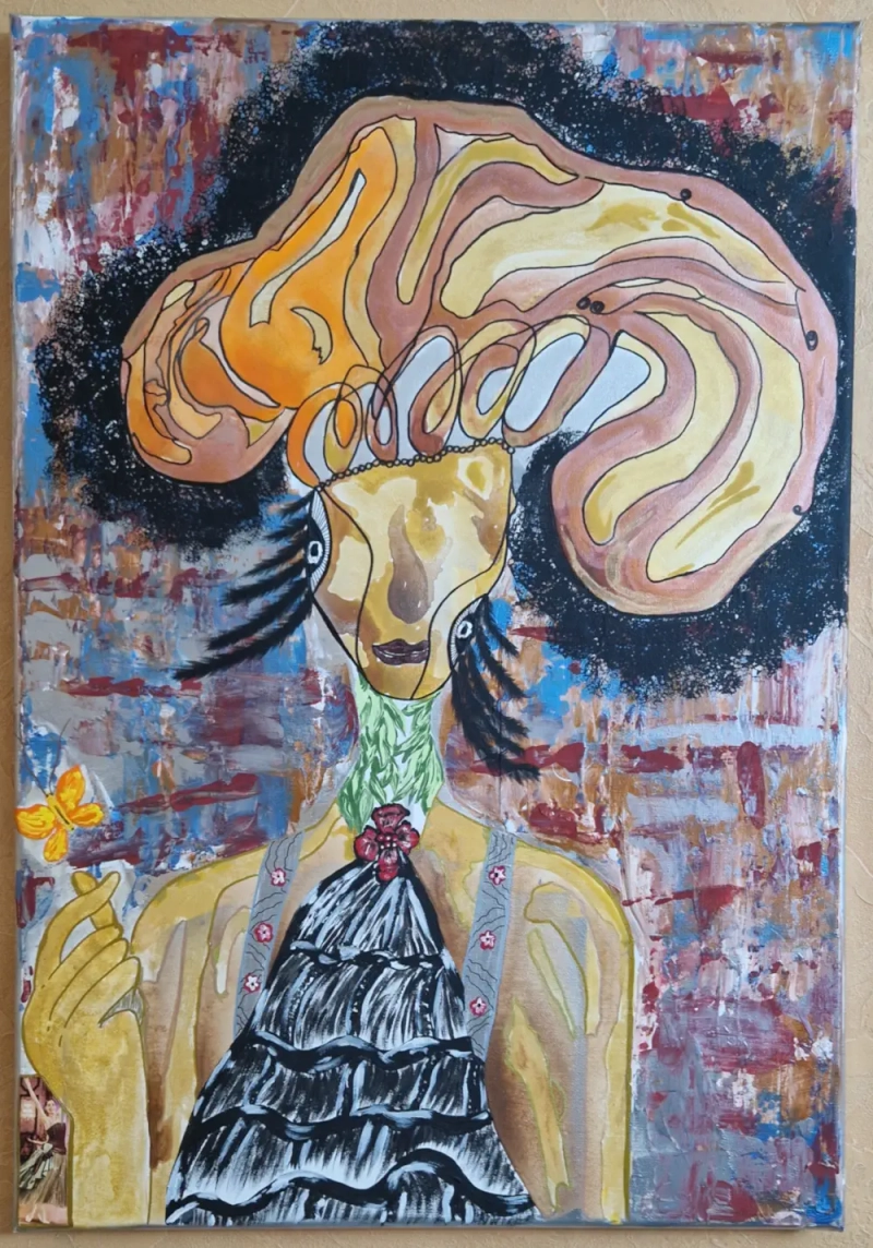 “Impenetrable”, acrylic painting by Marine Davtyan