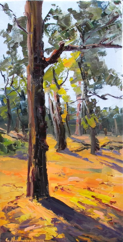 "01.09.2025", oil painting by Garegin Nalbandyan