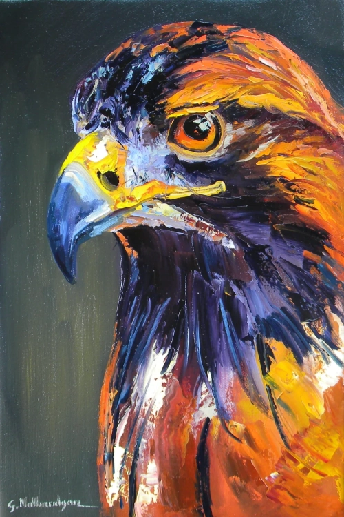 "Eagle", oil painting by Garegin Nalbandyan