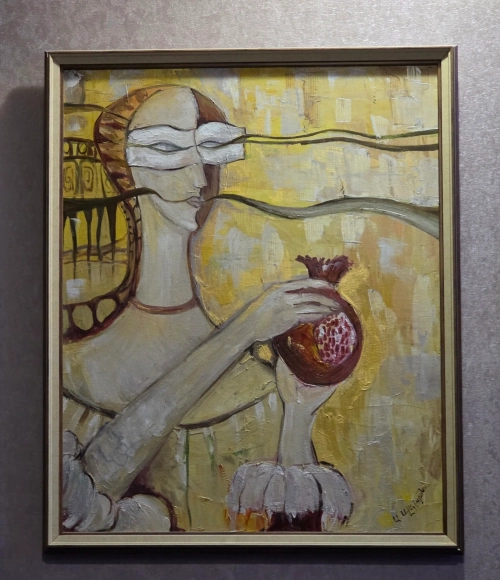 "Honesty Without a Mask", oil painting by Anush Avetisyan