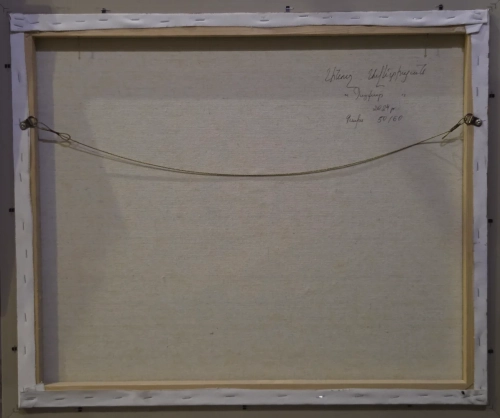 "Struggle", oil painting by Anush Avetisyan