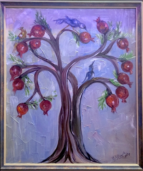 "The Tree of Life", oil painting by Anush Avetisyan