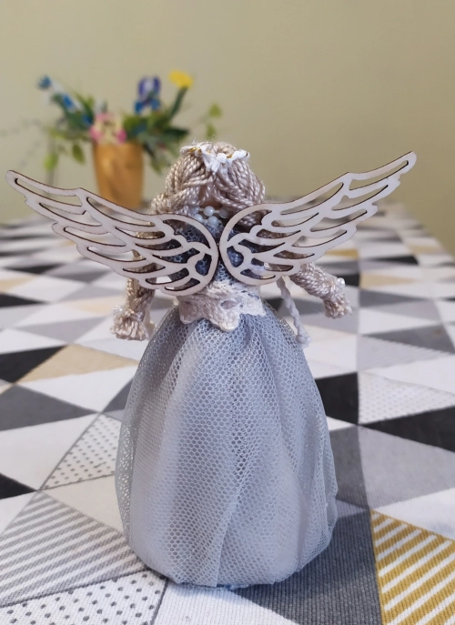 "Cloth Doll Sara", handmade doll by Anahit Arushanyan