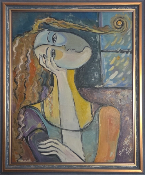 «Երազի մեջ», յուղանկար, հեղինակ՝ Անուշ Ավետիսյան