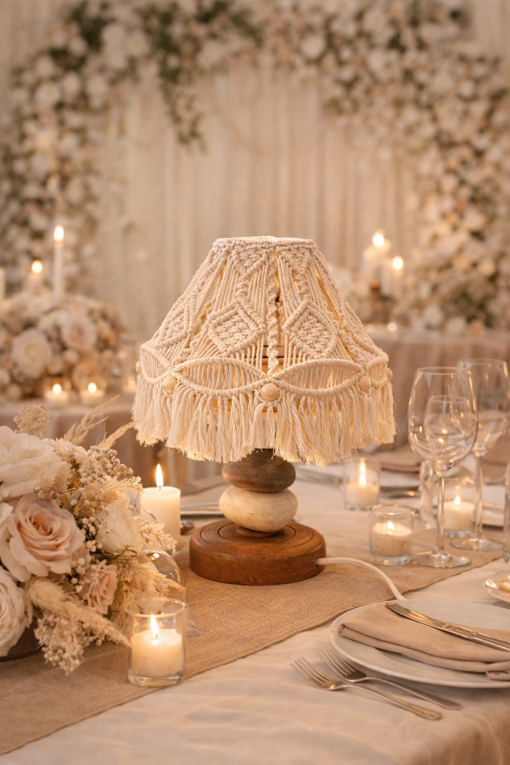 “Handmade Table Lampshade in Boho Style”, author: Naira Mkhitaryan