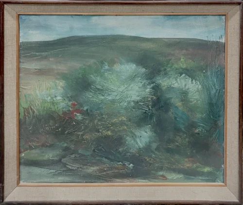 “The Gorge of Gyumursh”, oil painting by Samvel Marutyan