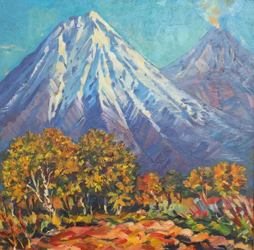 «Աշունը Կամչատկայում», յուղանկար, հեղինակ՝ Գարուշ Հովսեփյան