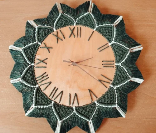 “Flower”, handmade wall clock, author: Naira Mkhitaryan