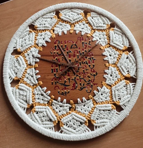 “Bird Letters”, handmade wall clock, author: Naira Mkhitaryan