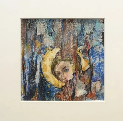 “Unnamed”, pastel on paper painting by Nane Badalyan.